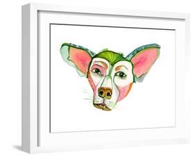 Cuba Dog, Jorge-Stacy Milrany-Framed Art Print