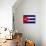 Cuba Flag Design with Wood Patterning - Flags of the World Series-Philippe Hugonnard-Stretched Canvas displayed on a wall