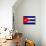 Cuba Flag Design with Wood Patterning - Flags of the World Series-Philippe Hugonnard-Art Print displayed on a wall