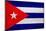 Cuba Flag Design with Wood Patterning - Flags of the World Series-Philippe Hugonnard-Mounted Art Print