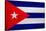 Cuba Flag Design with Wood Patterning - Flags of the World Series-Philippe Hugonnard-Stretched Canvas