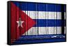 Cuba Flag-budastock-Framed Stretched Canvas