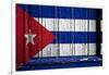 Cuba Flag-budastock-Framed Art Print