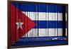 Cuba Flag-budastock-Framed Art Print