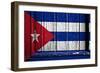 Cuba Flag-budastock-Framed Premium Giclee Print