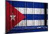 Cuba Flag-budastock-Mounted Art Print