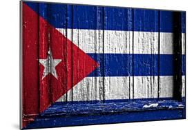 Cuba Flag-budastock-Mounted Art Print