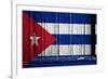 Cuba Flag-budastock-Framed Art Print