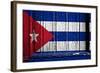 Cuba Flag-budastock-Framed Art Print