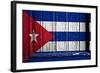 Cuba Flag-budastock-Framed Art Print