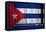 Cuba Flag-budastock-Framed Stretched Canvas