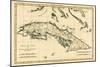 Cuba, from 'Atlas De Toutes Les Parties Connues Du Globe Terrestre' by Guillaume Raynal (1713-96)…-Charles Marie Rigobert Bonne-Mounted Giclee Print