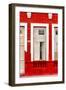 Cuba Fuerte Collection - 355 Street Red Facade II-Philippe Hugonnard-Framed Photographic Print