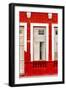 Cuba Fuerte Collection - 355 Street Red Facade II-Philippe Hugonnard-Framed Photographic Print