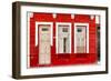 Cuba Fuerte Collection - 355 Street Red Facade-Philippe Hugonnard-Framed Photographic Print