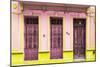 Cuba Fuerte Collection - 612 Street Havana - Pink and Yellow-Philippe Hugonnard-Mounted Photographic Print