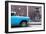 Cuba Fuerte Collection - 615 Street and Blue Car-Philippe Hugonnard-Framed Photographic Print