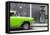 Cuba Fuerte Collection - 615 Street and Green Car-Philippe Hugonnard-Framed Stretched Canvas