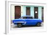 Cuba Fuerte Collection - 66 Street Havana Blue Car-Philippe Hugonnard-Framed Photographic Print