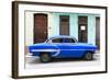 Cuba Fuerte Collection - 66 Street Havana Blue Car-Philippe Hugonnard-Framed Photographic Print