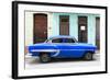 Cuba Fuerte Collection - 66 Street Havana Blue Car-Philippe Hugonnard-Framed Photographic Print