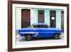 Cuba Fuerte Collection - 66 Street Havana Blue Car-Philippe Hugonnard-Framed Photographic Print