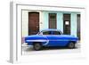 Cuba Fuerte Collection - 66 Street Havana Blue Car-Philippe Hugonnard-Framed Premium Photographic Print