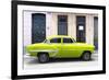 Cuba Fuerte Collection - 66 Street Havana Lime Green Car-Philippe Hugonnard-Framed Photographic Print