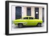 Cuba Fuerte Collection - 66 Street Havana Lime Green Car-Philippe Hugonnard-Framed Photographic Print