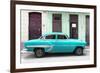 Cuba Fuerte Collection - 66 Street Havana Turquoise Car-Philippe Hugonnard-Framed Photographic Print