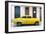 Cuba Fuerte Collection - 66 Street Havana Yellow Car-Philippe Hugonnard-Framed Photographic Print