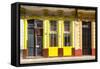 Cuba Fuerte Collection - 708 Street Yellow Facade-Philippe Hugonnard-Framed Stretched Canvas