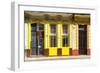 Cuba Fuerte Collection - 708 Street Yellow Facade-Philippe Hugonnard-Framed Photographic Print