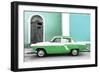 Cuba Fuerte Collection - American Classic Car White and Green-Philippe Hugonnard-Framed Photographic Print