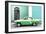 Cuba Fuerte Collection - American Classic Car White and Green-Philippe Hugonnard-Framed Photographic Print