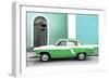 Cuba Fuerte Collection - American Classic Car White and Green-Philippe Hugonnard-Framed Photographic Print
