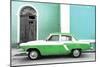 Cuba Fuerte Collection - American Classic Car White and Green-Philippe Hugonnard-Mounted Photographic Print