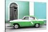 Cuba Fuerte Collection - American Classic Car White and Green-Philippe Hugonnard-Stretched Canvas