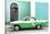 Cuba Fuerte Collection - American Classic Car White and Green-Philippe Hugonnard-Stretched Canvas