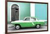 Cuba Fuerte Collection - American Classic Car White and Green-Philippe Hugonnard-Framed Photographic Print