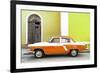 Cuba Fuerte Collection - American Classic Car White and Orange-Philippe Hugonnard-Framed Photographic Print