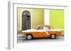 Cuba Fuerte Collection - American Classic Car White and Orange-Philippe Hugonnard-Framed Photographic Print