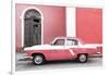 Cuba Fuerte Collection - American Classic Car White and Pink-Philippe Hugonnard-Framed Photographic Print