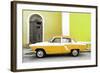 Cuba Fuerte Collection - American Classic Car White and Yellow-Philippe Hugonnard-Framed Photographic Print
