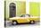 Cuba Fuerte Collection - American Classic Car White and Yellow-Philippe Hugonnard-Stretched Canvas