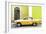 Cuba Fuerte Collection - American Classic Car White and Yellow-Philippe Hugonnard-Framed Photographic Print