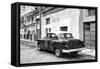 Cuba Fuerte Collection B&W - 1953 Pontiac Original Classic Car II-Philippe Hugonnard-Framed Stretched Canvas