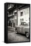 Cuba Fuerte Collection B&W - 1953 Pontiac Original Classic Car III-Philippe Hugonnard-Framed Stretched Canvas