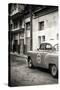 Cuba Fuerte Collection B&W - 1953 Pontiac Original Classic Car III-Philippe Hugonnard-Stretched Canvas