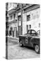 Cuba Fuerte Collection B&W - 1953 Pontiac Original Classic Car IV-Philippe Hugonnard-Stretched Canvas